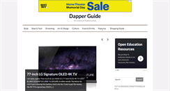 Desktop Screenshot of dapperguide.com