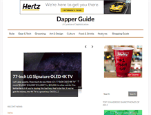 Tablet Screenshot of dapperguide.com